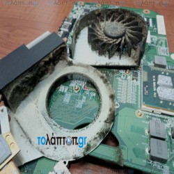 Καθαρισμός στο λάπτοπ HP G62 και αλλαγή ανεμιστήρα